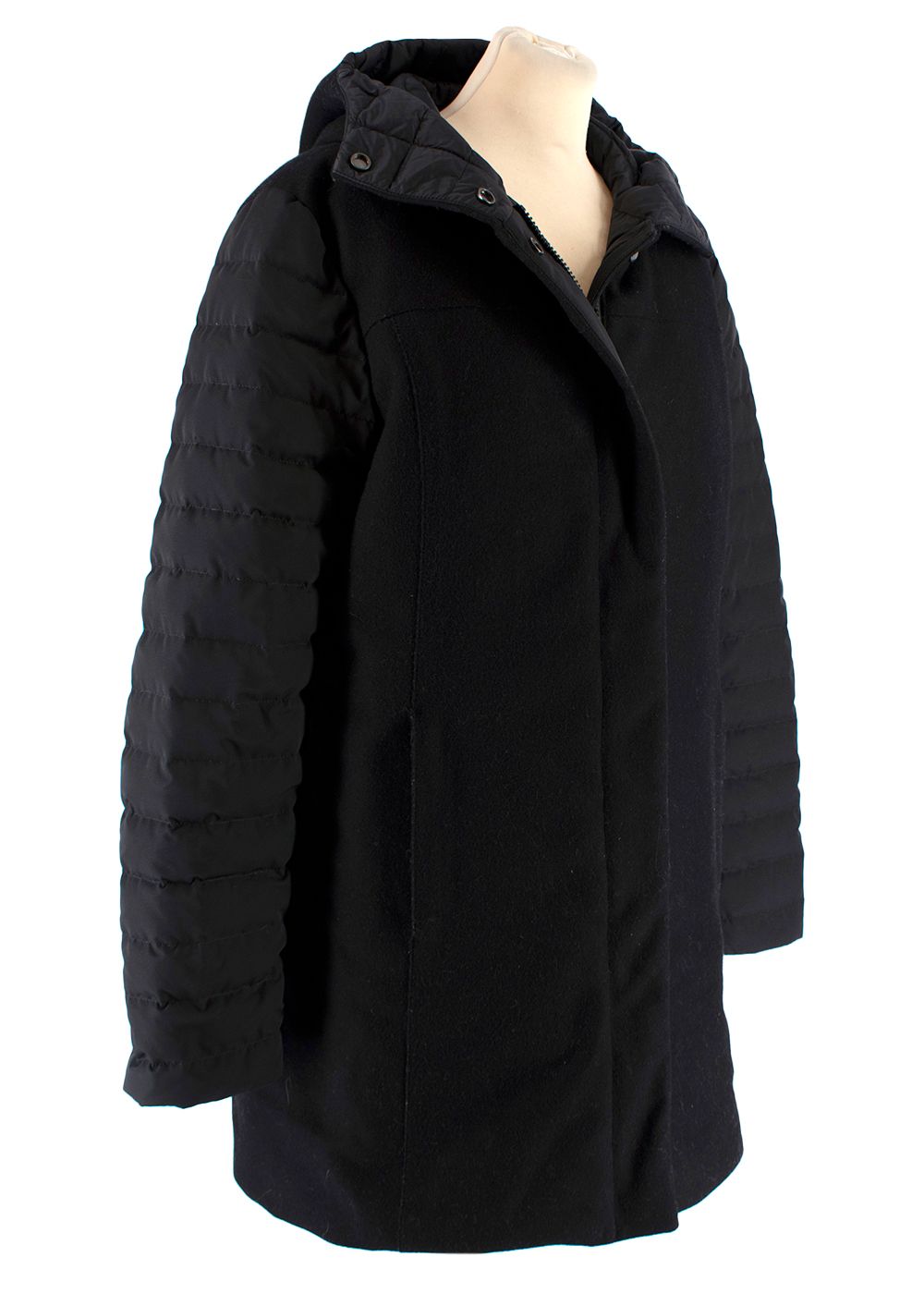 Fusalp Wool Black Down Jacket Size XS