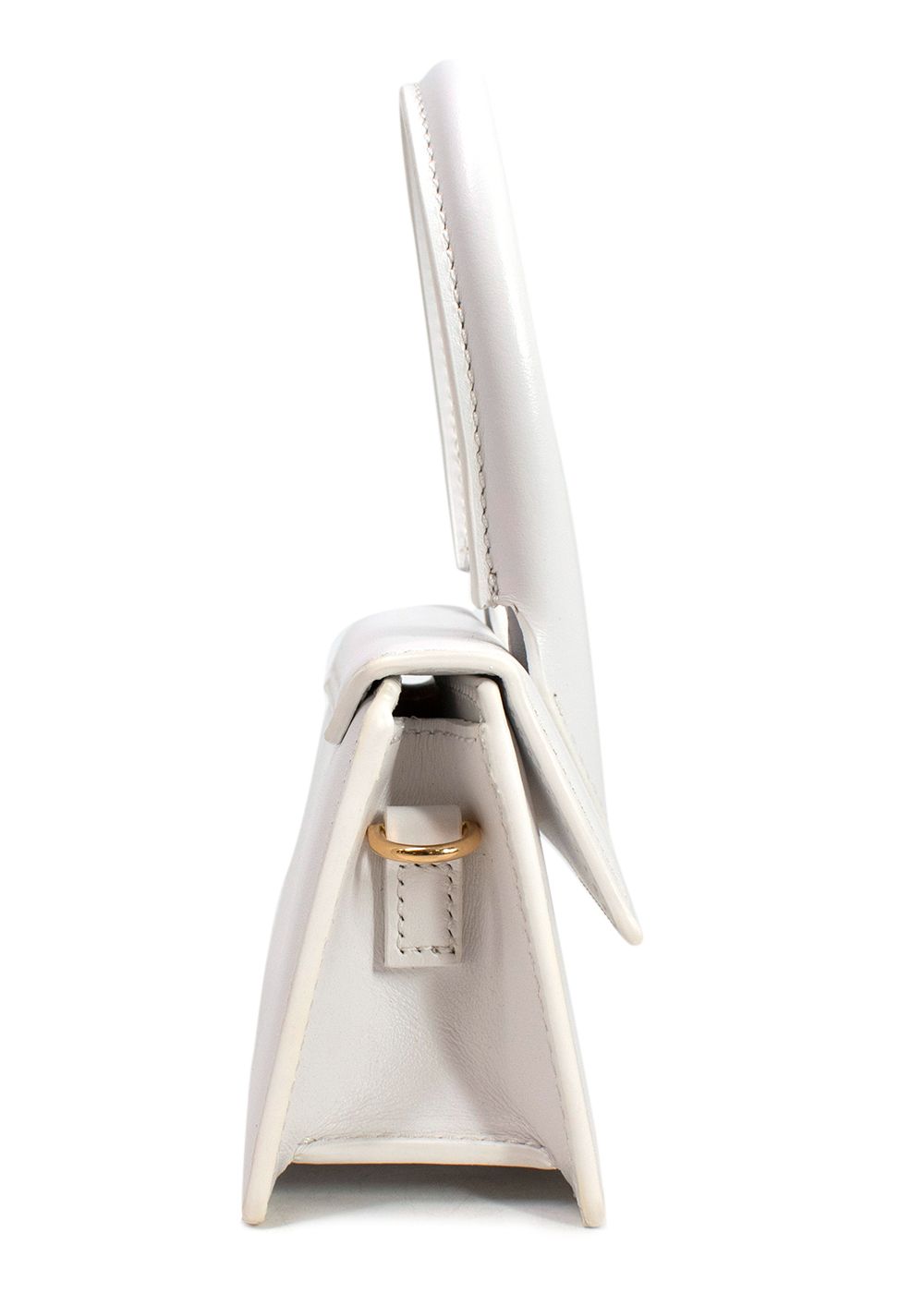 Jacquemus Le Chiquito Signature Leather Mini Handbag White