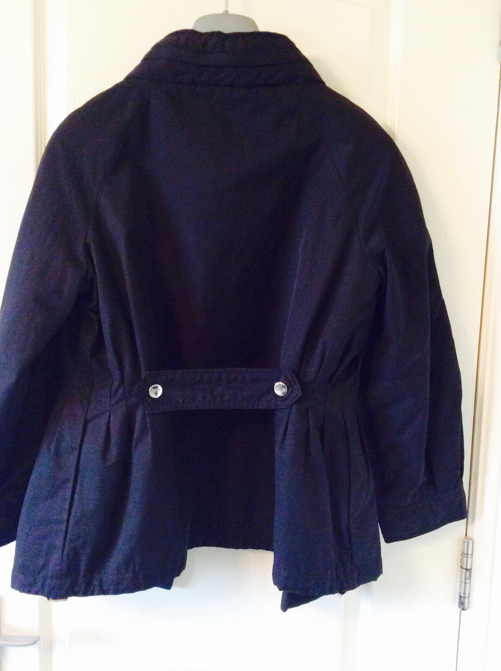 Preowned Moschino Black Padded Coat Size L cotton