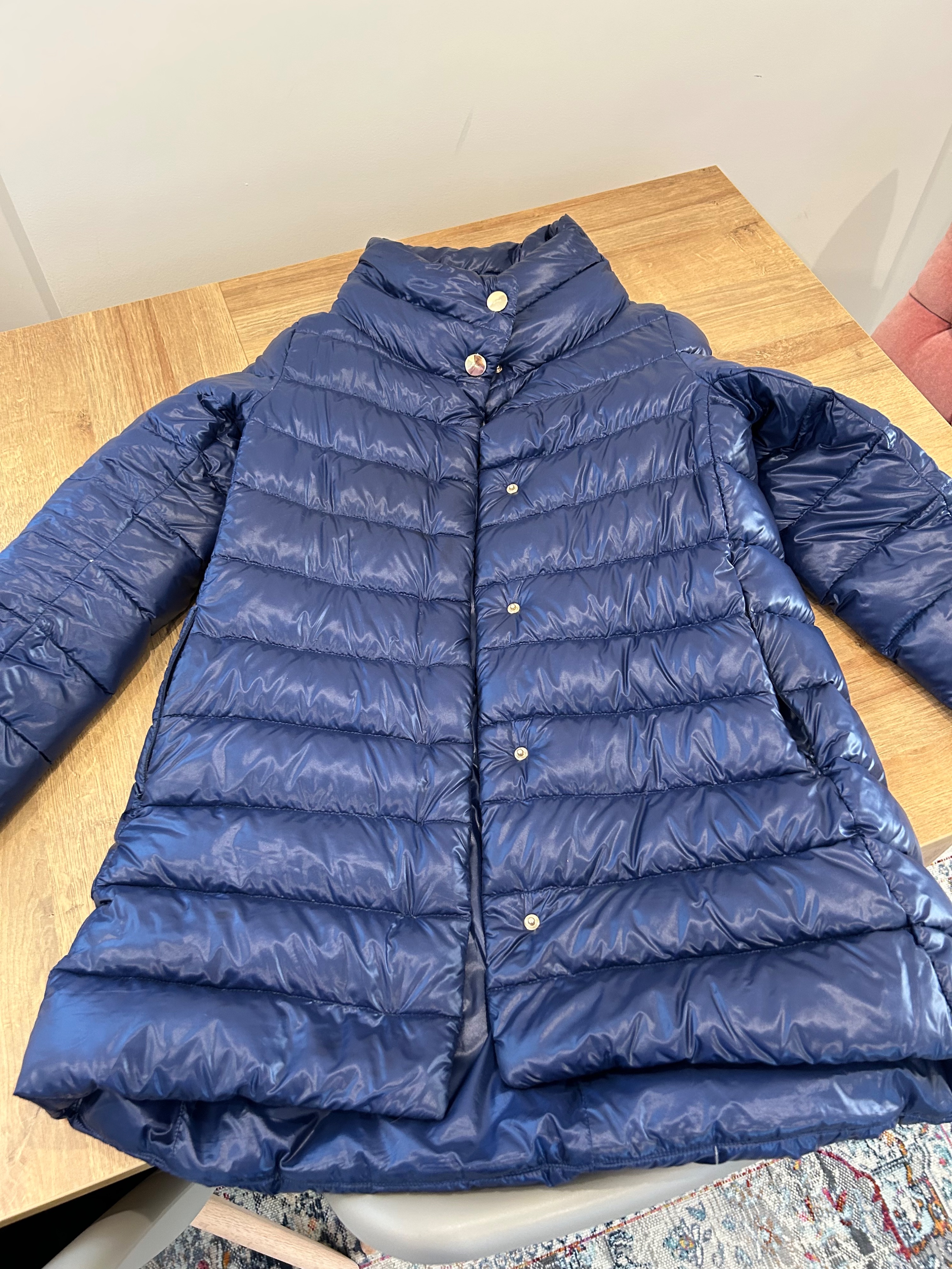 Herno Navy Blue Amelia Down Jacket Size XS