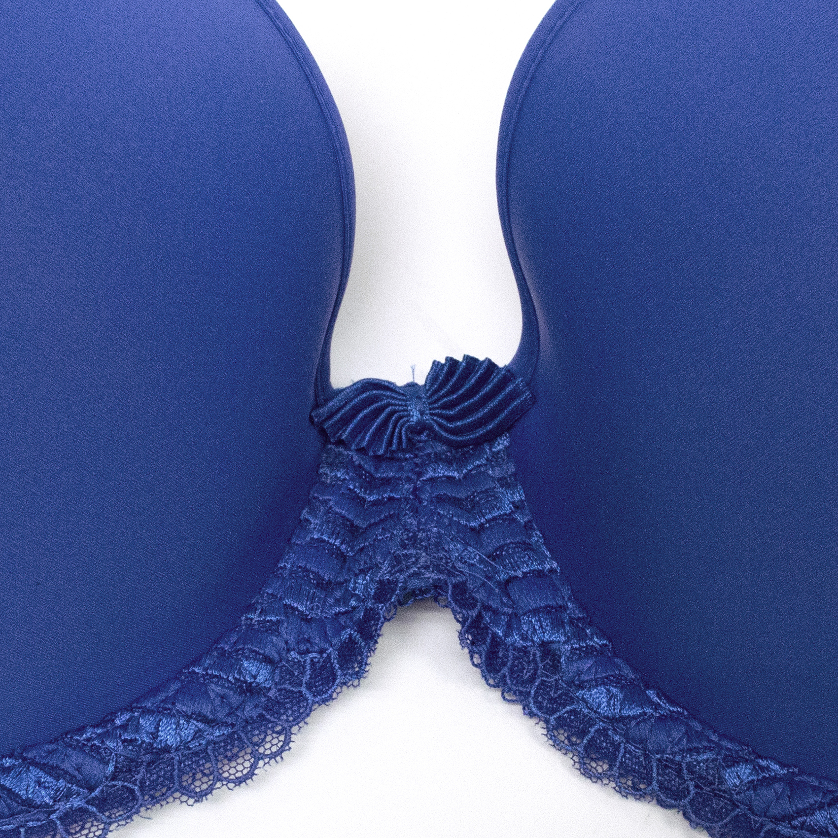 Wacoal Electric Blue Lace Trim Bra