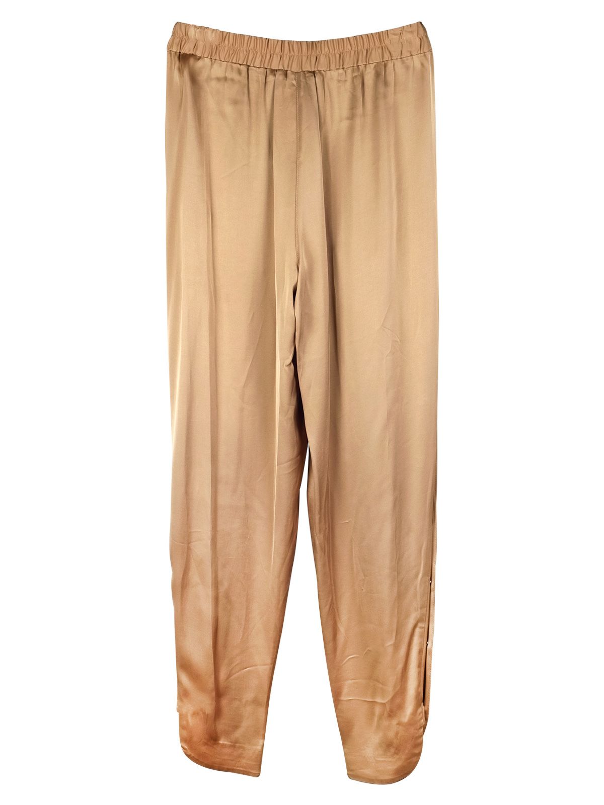 Just Cavalli Gold satin tapered trousers Size 28/71 viscose