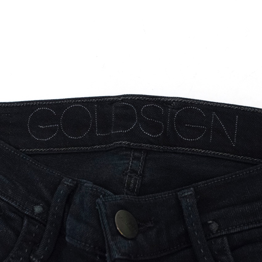 Preowned Goldsign Dark Blue Skinny Jeans Size XXS denim