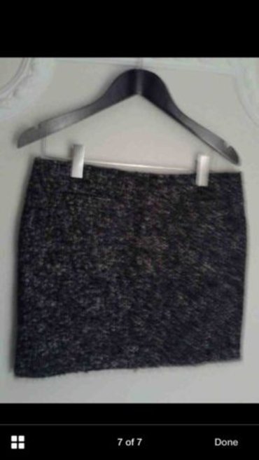 Karl Lagerfeld black  white Fleck Skirt Size M cotton