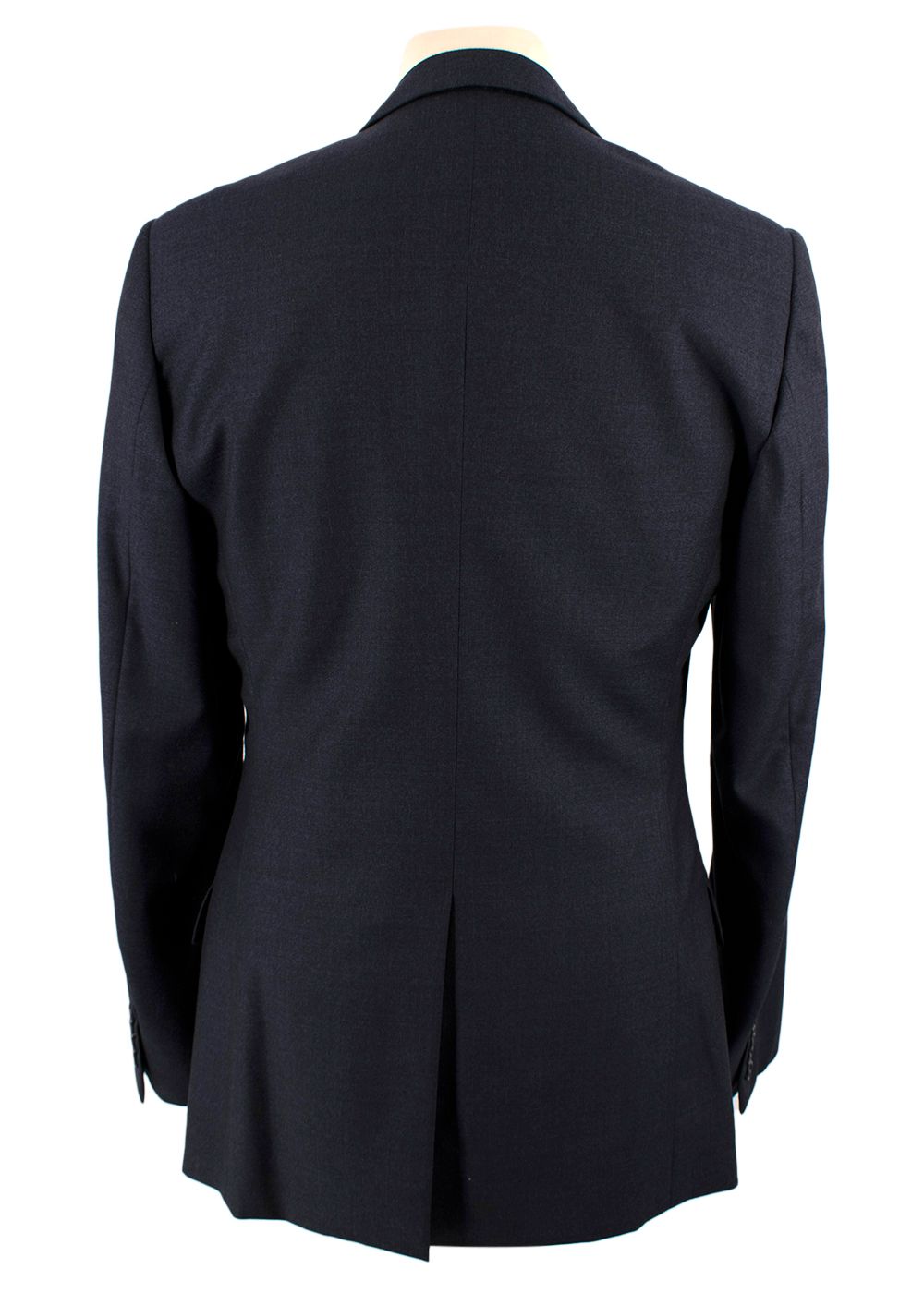 Men's Dior Homme Blue Fine Wool Single Breasted Blazer Size M navy