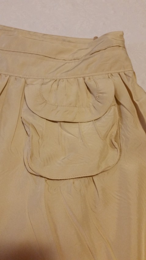 Miu Miu beige pleated mini skirt Size M Beige/Nude