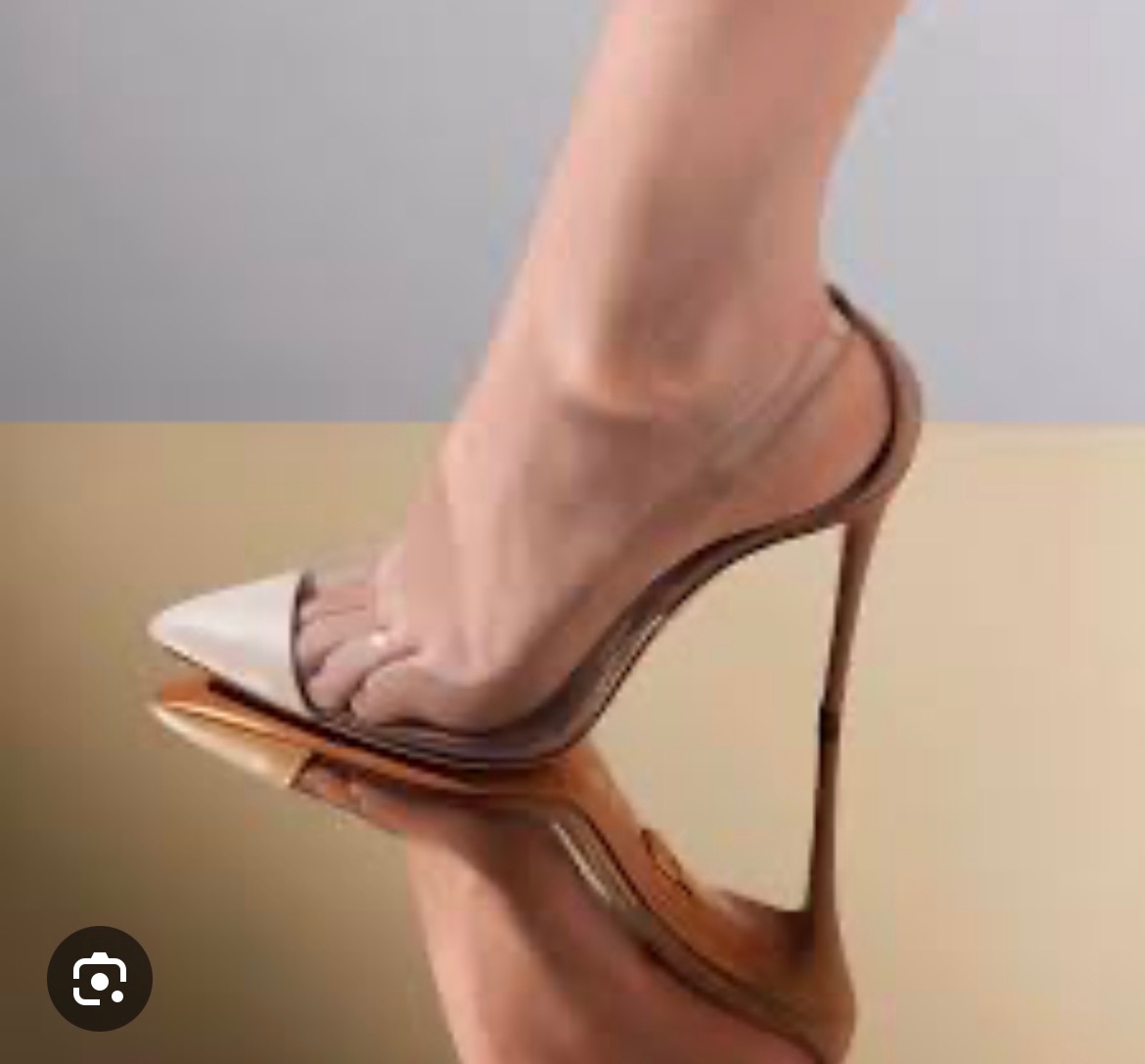 Aquazzura Aquazzrua Naked 105 Pumps Size 40 Nude Beige leather/pvc