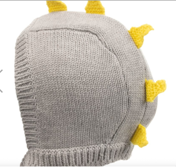 Boys Stella McCartney Grey Organic Cotton  Wool Botties  Hat Size 18-24 Months