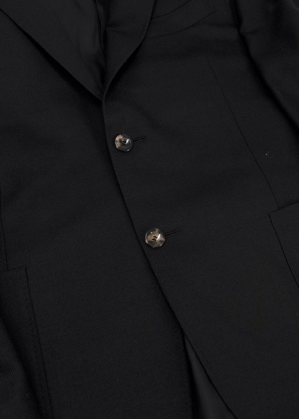 Canali Black Single Breasted Wool Blazer Size XL