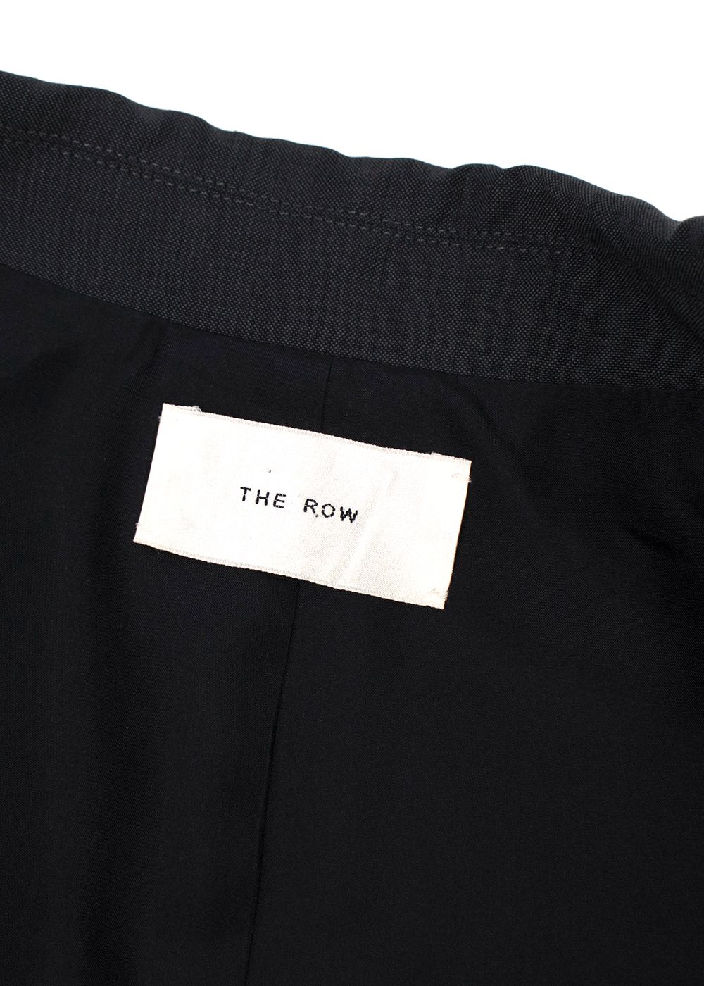 The Row Dark Grey Long Blazer Size XXS wool