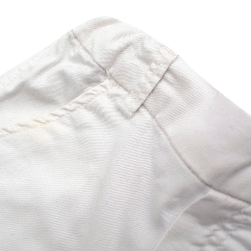 Tartine et Chocolat Baby Boys White Bermuda Shorts Size 12-18 Months cotton