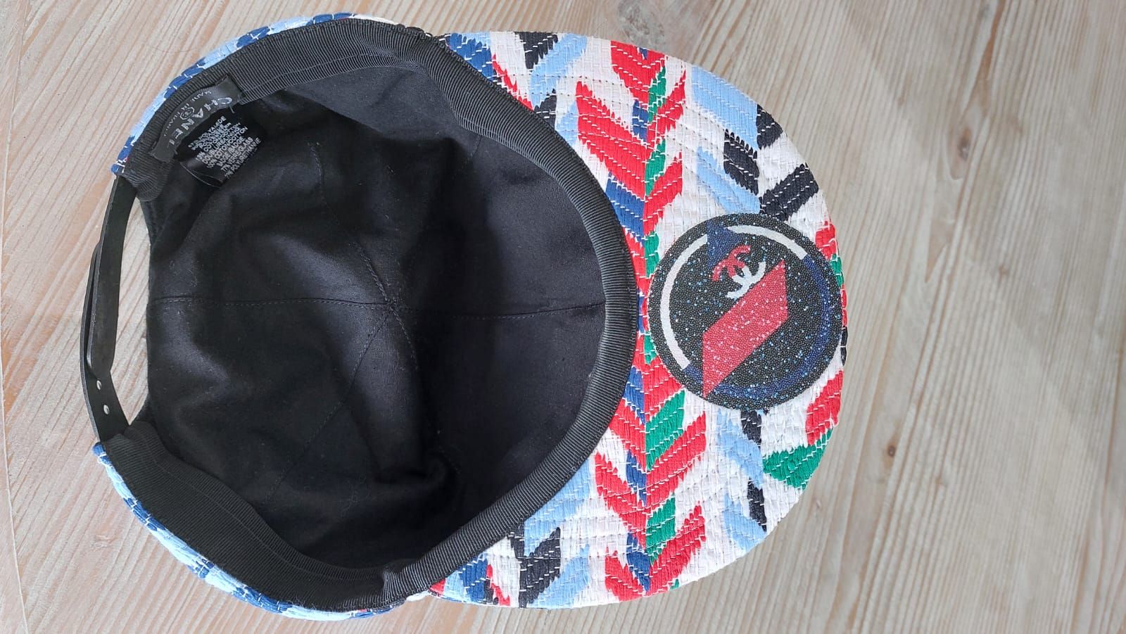 Preowned Chanel Multicoloured Embroidered Baseball Cap multicolour cotton