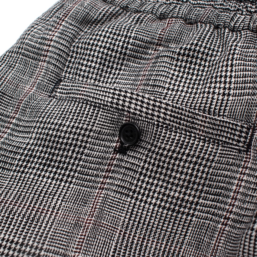 Men's Viktor  Rolf Mister Mister Prince of Wales Check Trousers Size 30 linen