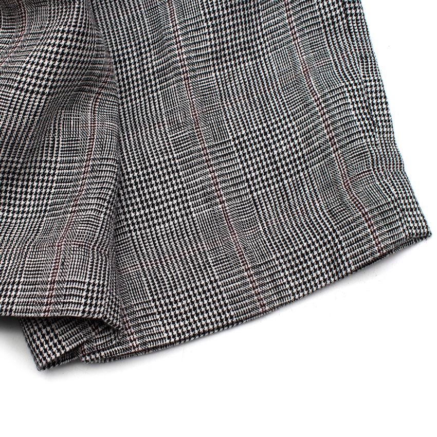 Men's Viktor  Rolf Mister Mister Prince of Wales Check Trousers Size 30 linen