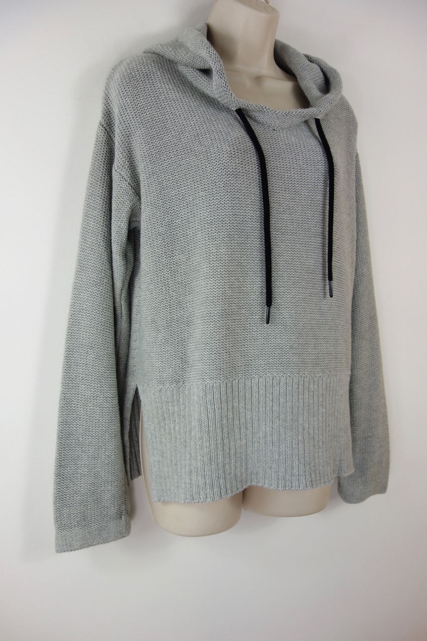 Preowned T by Alexander Wang Grey Knit Jumper Size S cotton