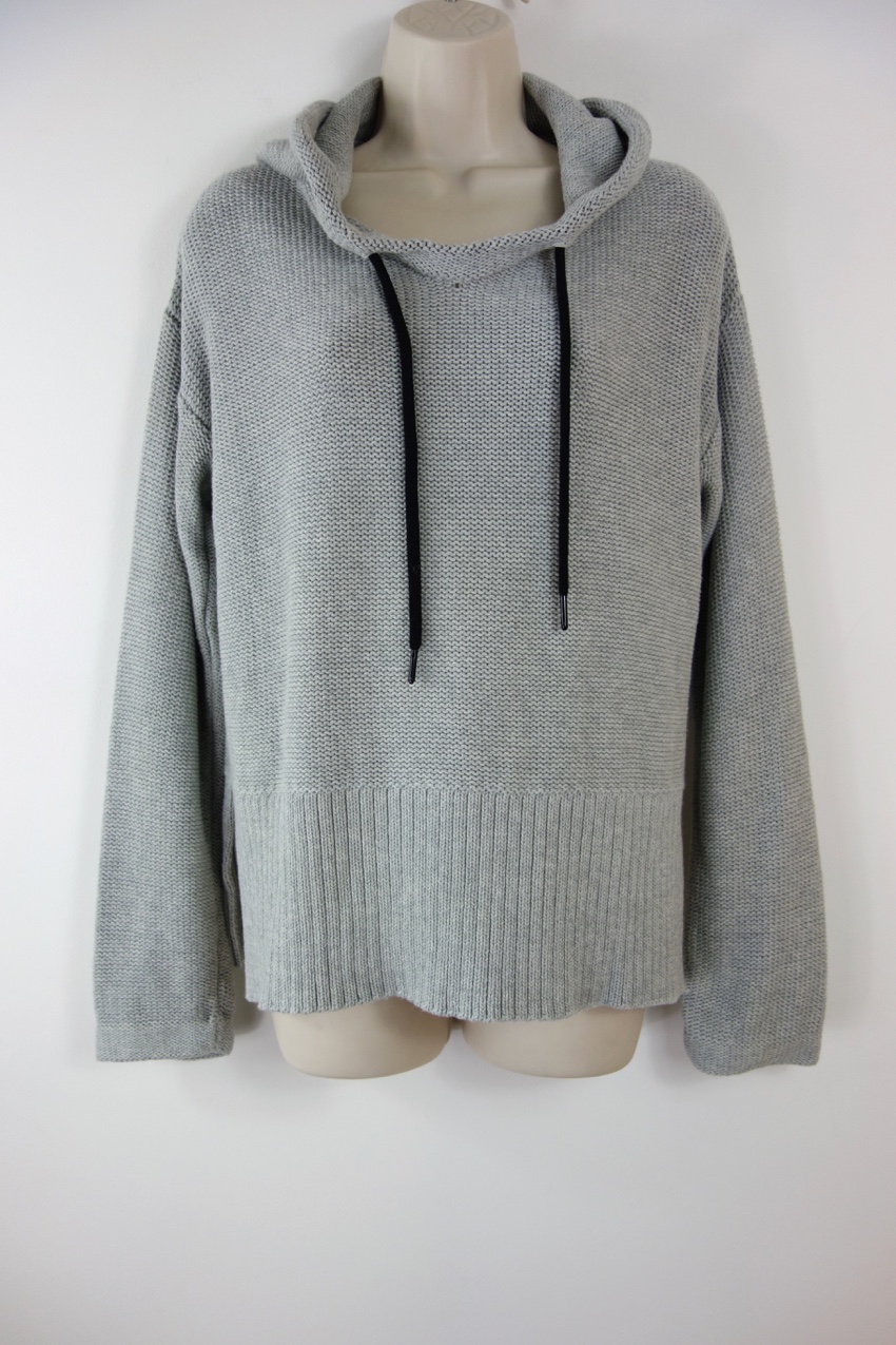 Preowned T by Alexander Wang Grey Knit Jumper Size S cotton