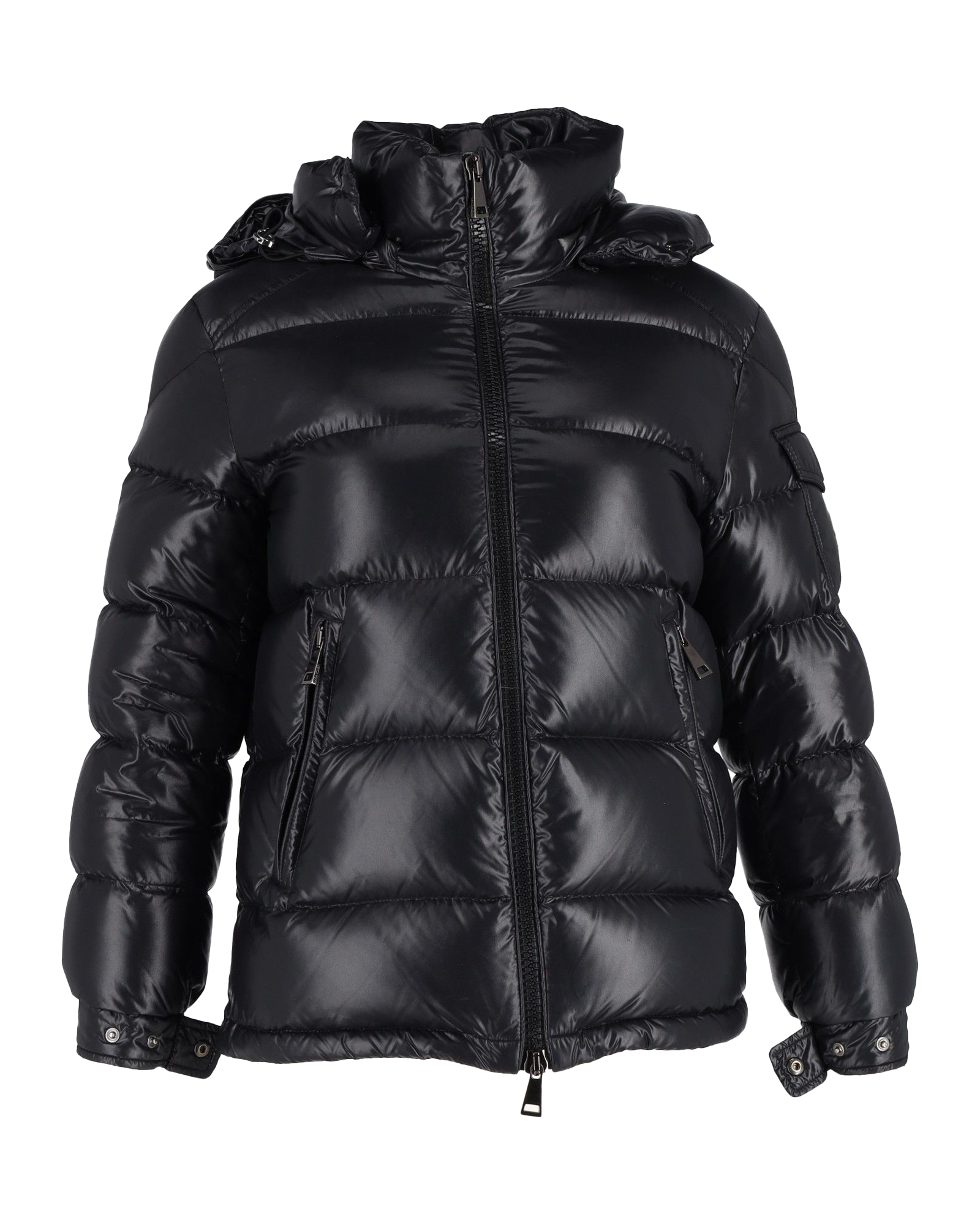 Moncler Black Maire Short Down Coat Size XXS