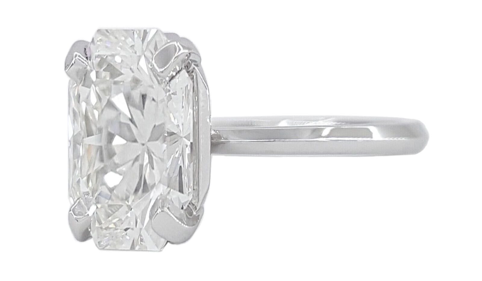 Verde 2ct IGI Certified Lab-grown Radiant Cut Diamond Ring White Gold k white gold/lab-grown diamond