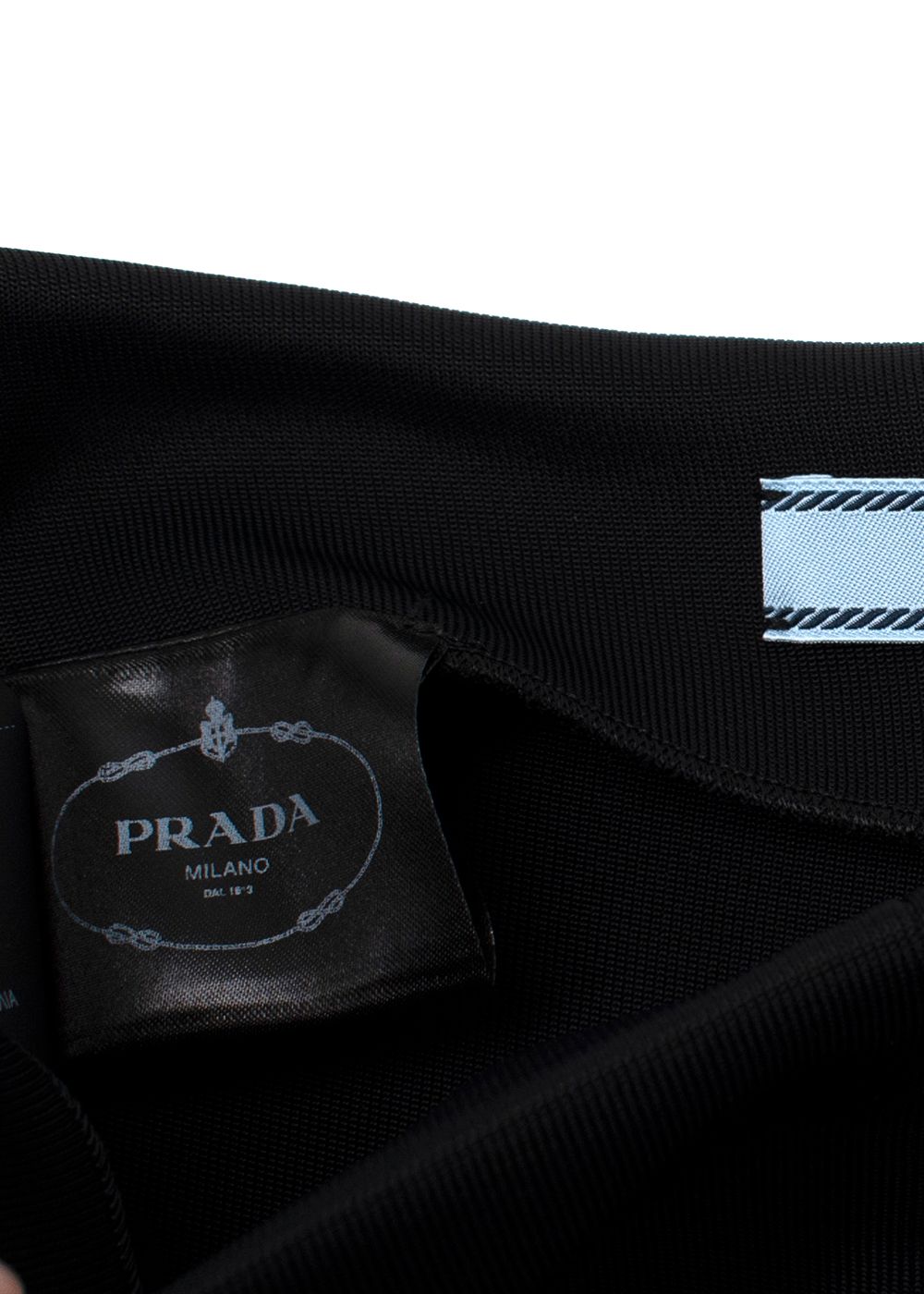 Prada Black Stretch Stirrup Leggings Size XS viscose