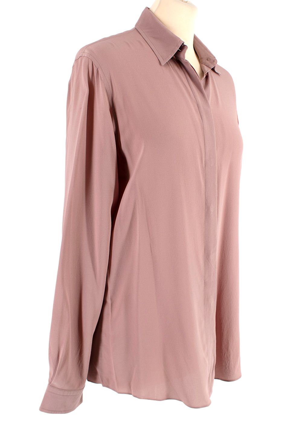 Preowned Gucci Dusky Pink Silk Blouse Size XS Dusty pink