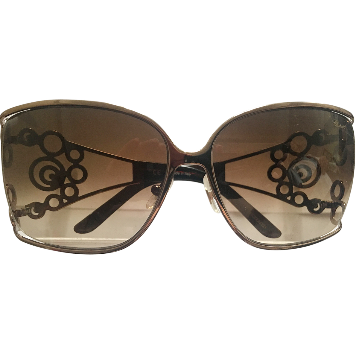 Chopard Happy Spirit Sunglasses Tan/Brown metal