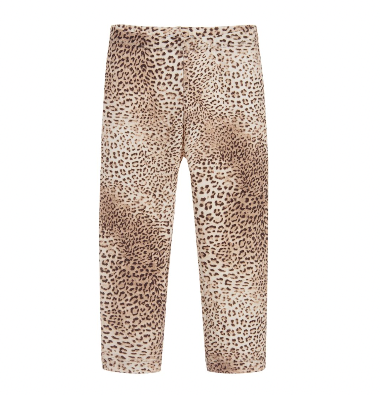 Boys Monnalisa Leopard Printed Leggings Size 10 Years + brown leopard cotton/elastan