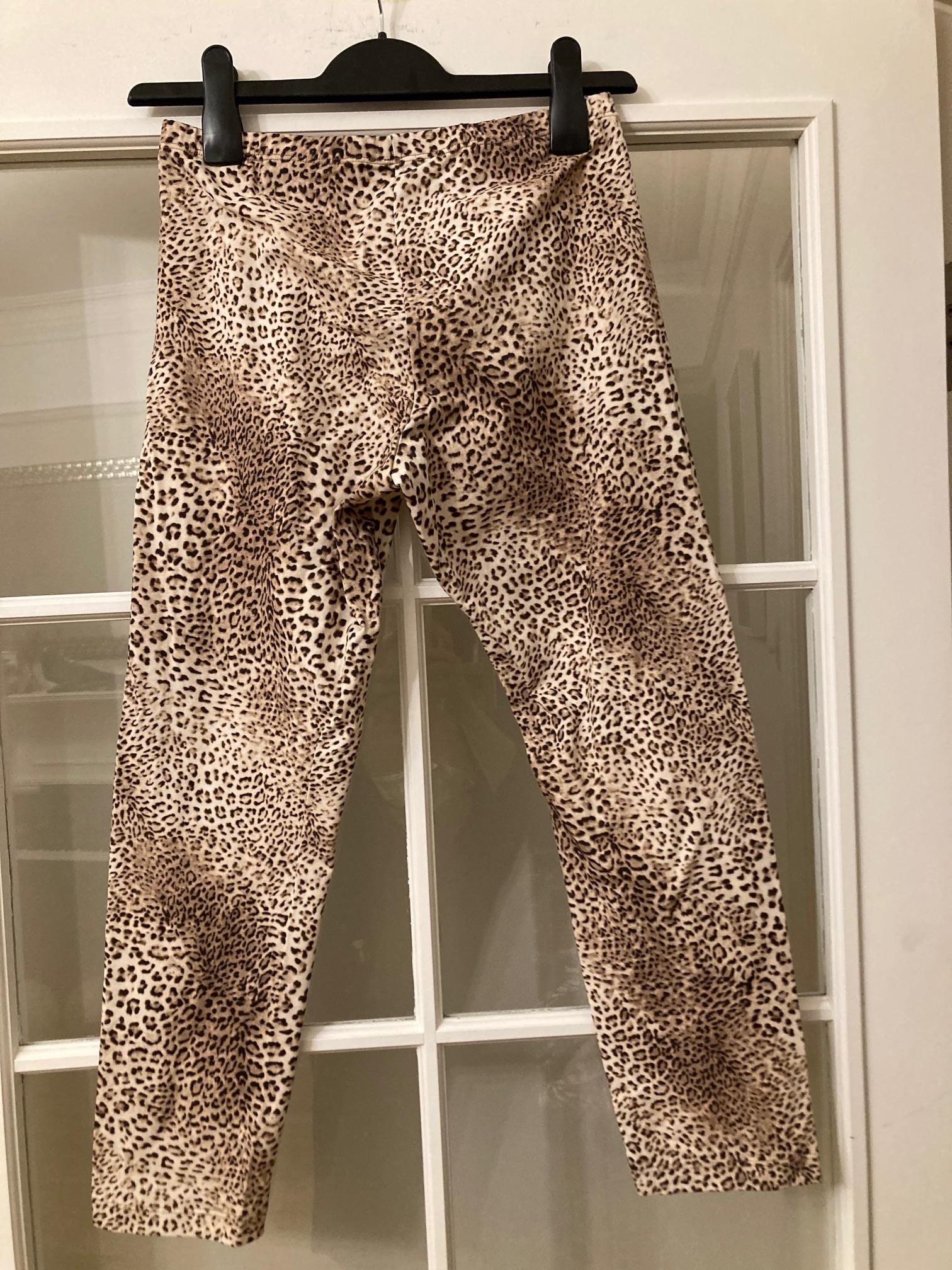 Boys Monnalisa Leopard Printed Leggings Size 10 Years + brown leopard cotton/elastan