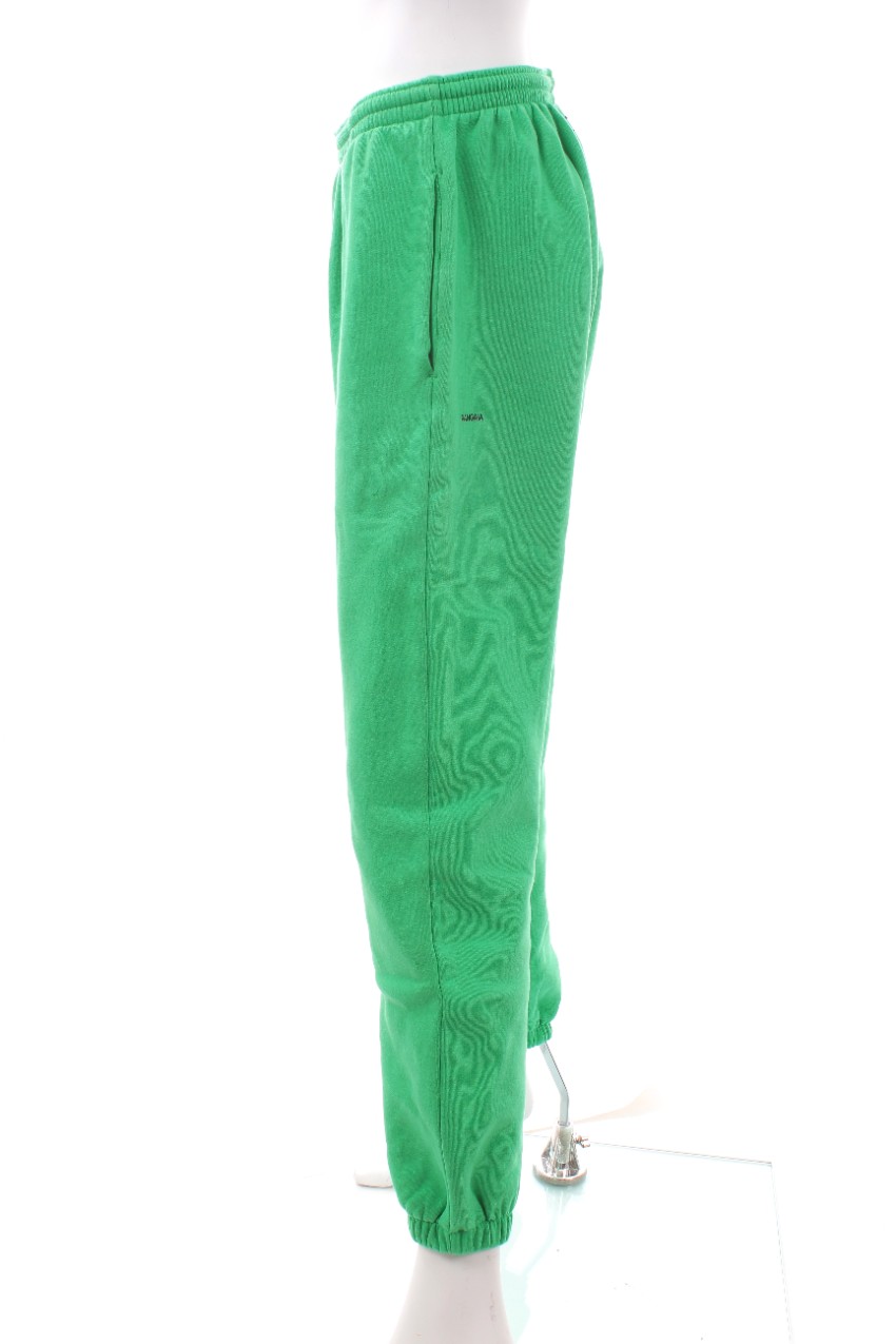 Preowned Pangaia Bright Green Cotton Joggers Size S