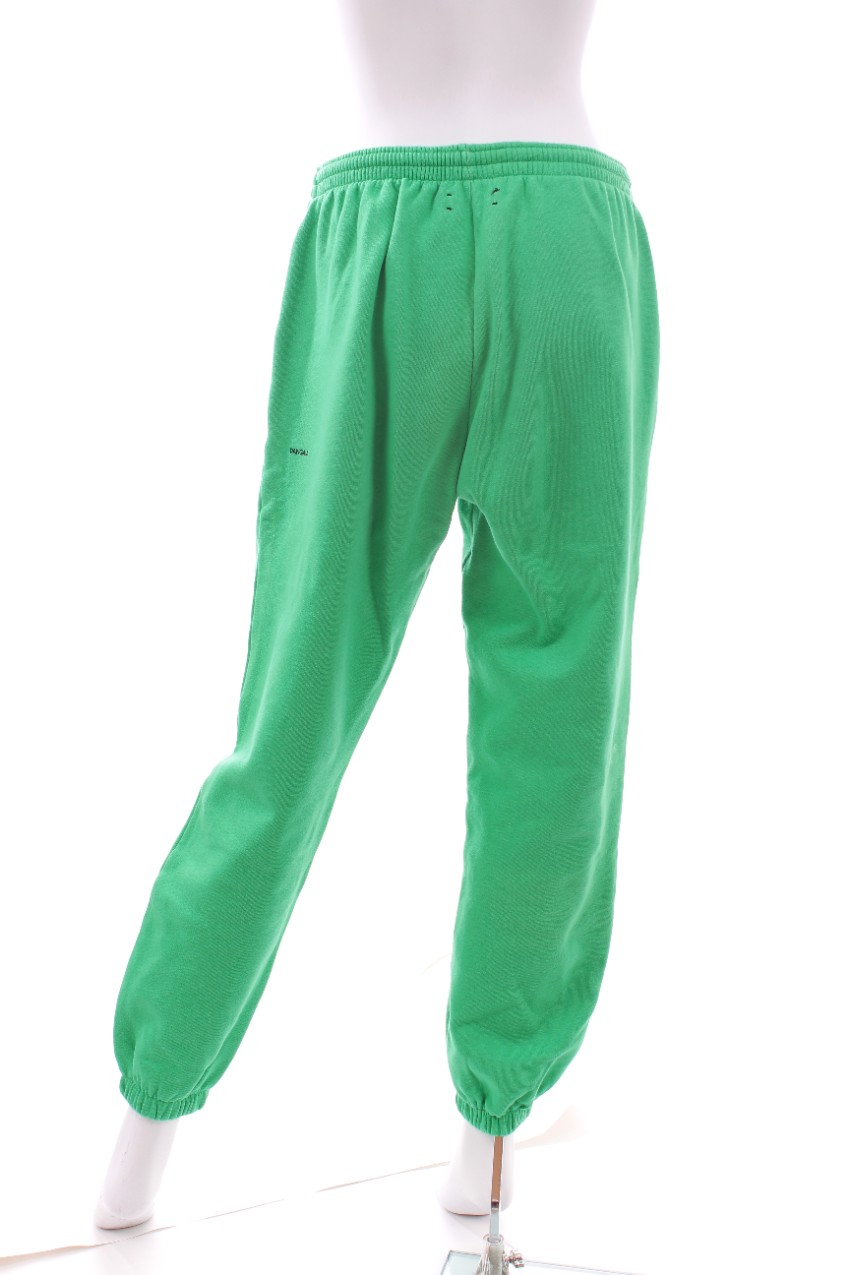 Preowned Pangaia Bright Green Cotton Joggers Size S