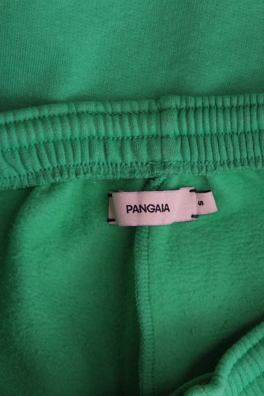 Preowned Pangaia Bright Green Cotton Joggers Size S