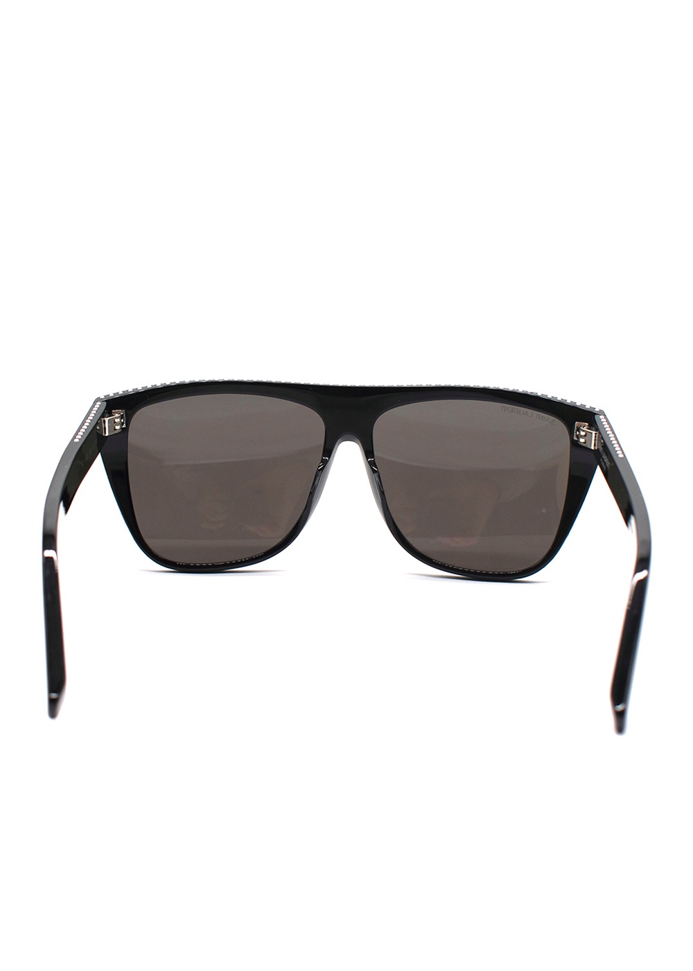 Saint Laurent Black Silver Stud Sunglasses acetate