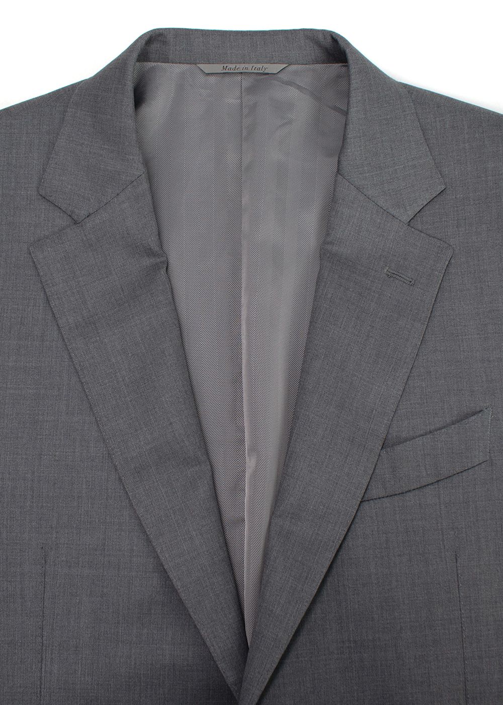 Men's Canali Grey Single-breasted Suit Size M other