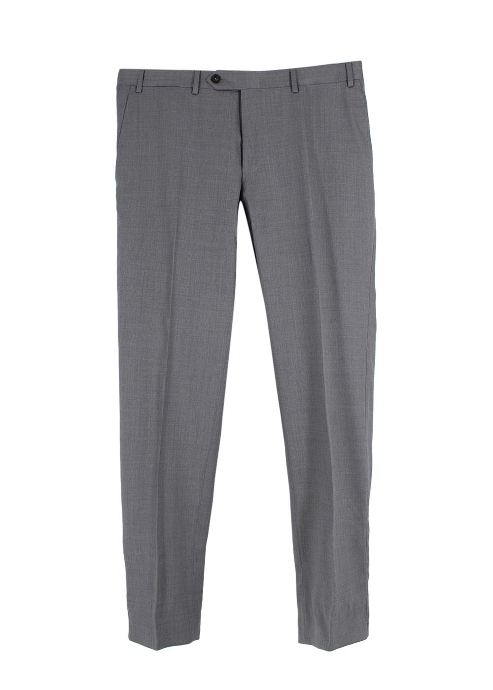 Men's Canali Grey Single-breasted Suit Size M other