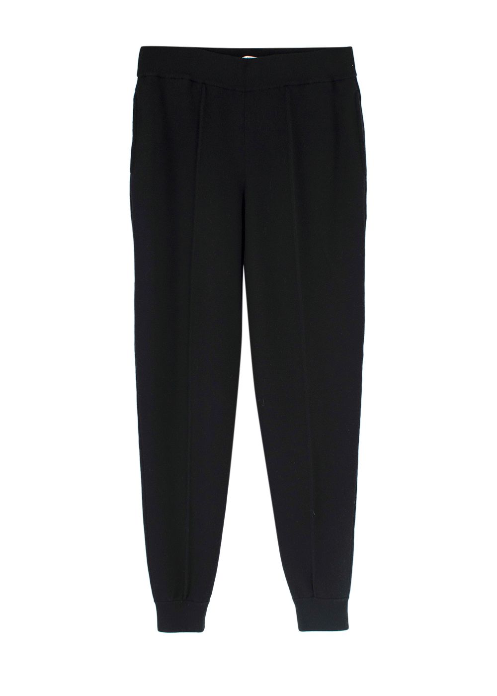 Preowned The Row Black Wool  Cashmere Joggers Size XS