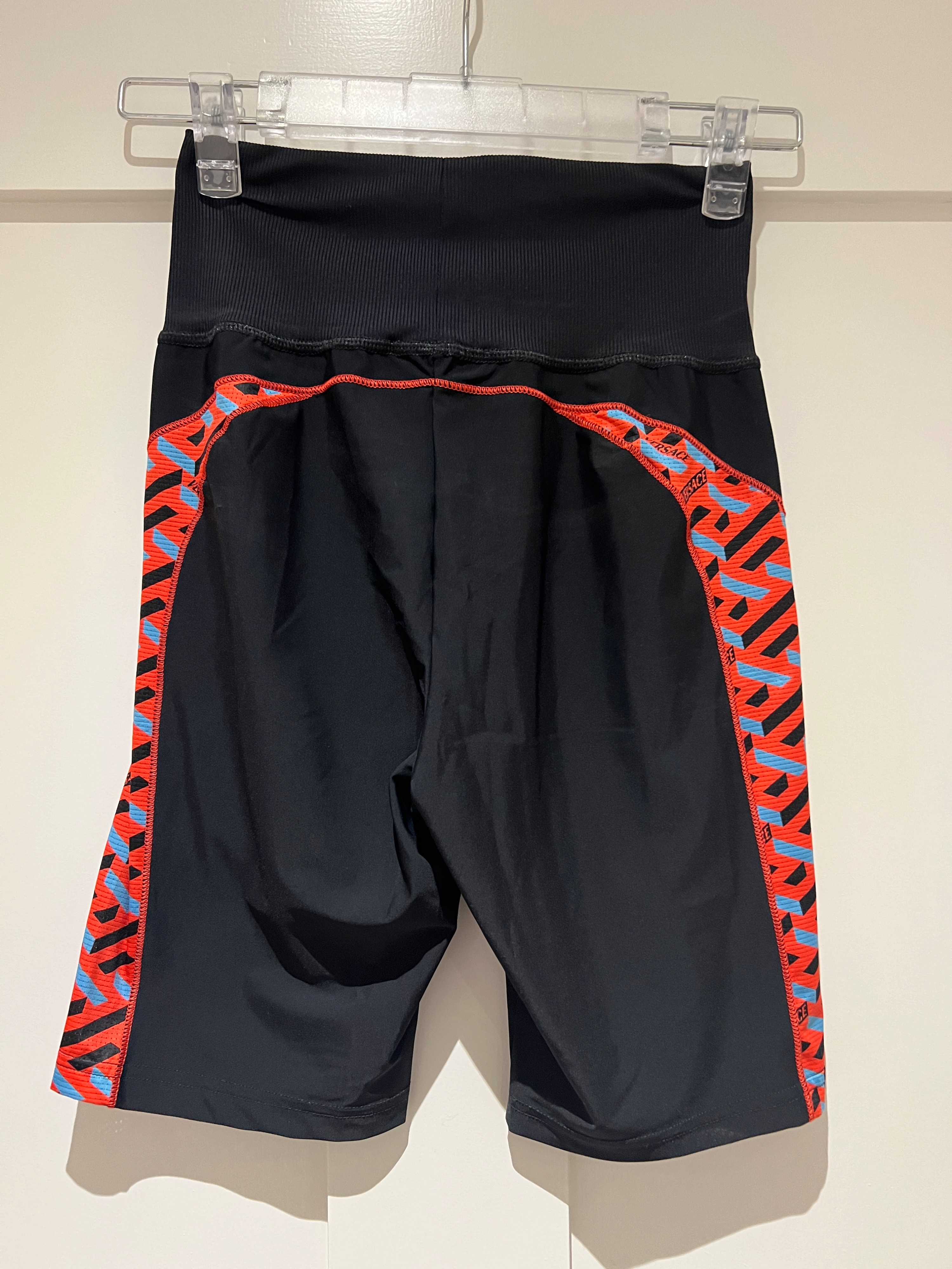 Versace Greca Signature Cycling Shorts Size S black mixed