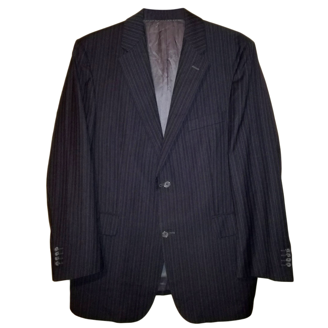 Men's Preowned Burberry London Gary Wool Suit Jacket Size M Black