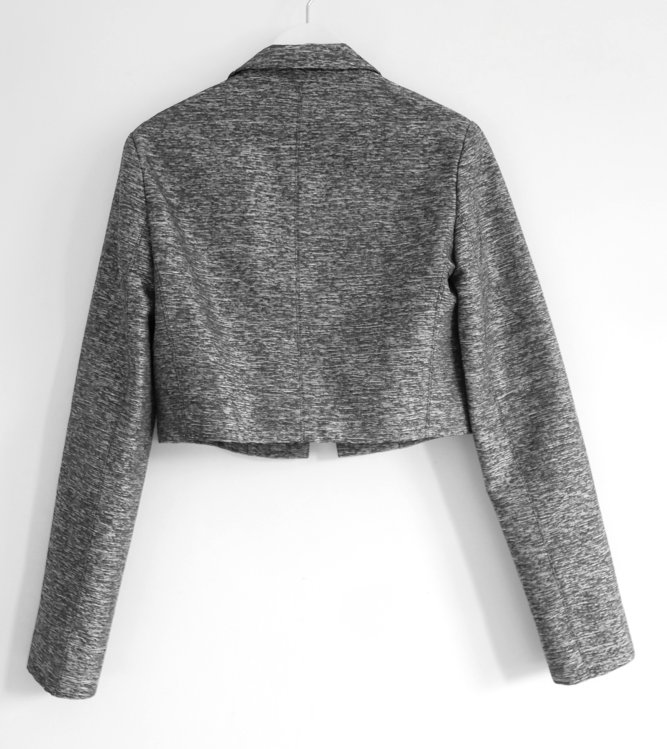 Dior Grey Cropped Blazer Size S viscose