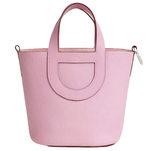 Hermes in-the -Loop 23 in Mauve Sylvestre Clemence Leather with Palladium Hardware