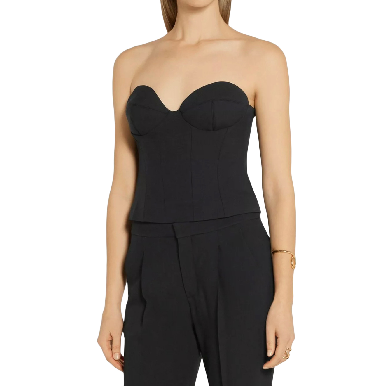 Chalayan Chayalan Signature Black Bustier - Seen on Jodie Comer in Killing Eve Size M polyester