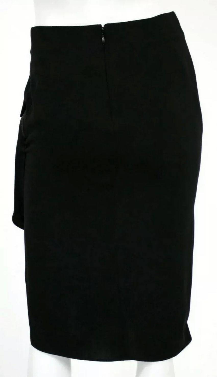 Altuzarra Avenger Ruffle-front Skirt Size S Black crepe