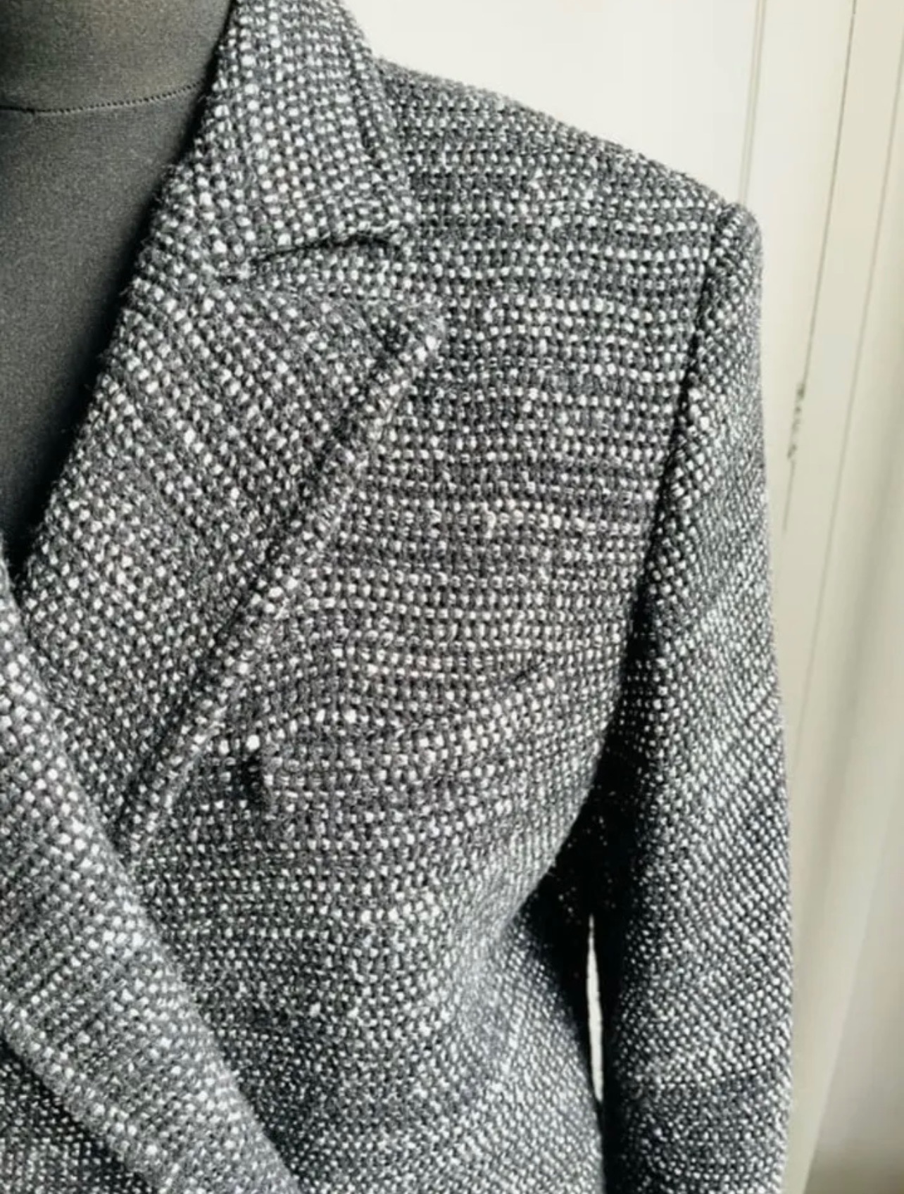 Iro Shakila double-breasted metallic tweed jacket Size S Multicolour