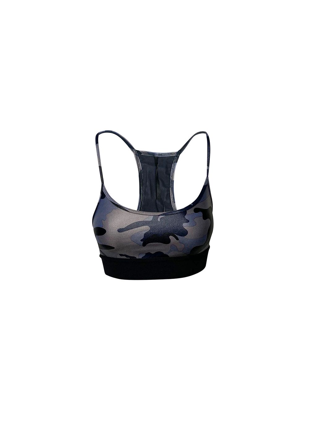 Koral Camouflage Sweeper sports bra Size S blue nylon/polyamide