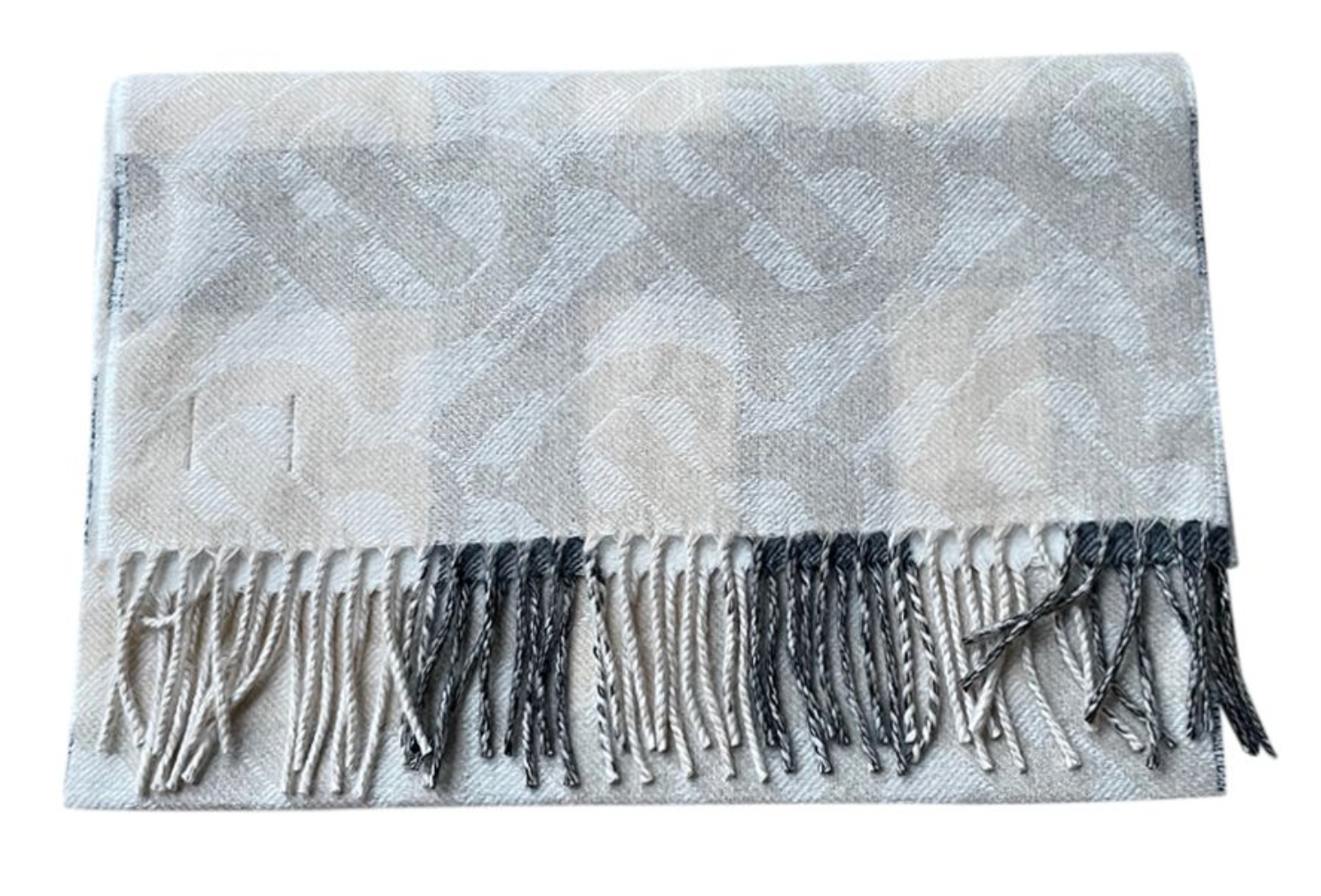 Burberry Light Classic Check Cashmere Scarf