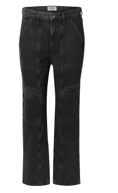 Agolde Black Washed Denim Carpenter Jeans Size 26/66 Grey black denim jeans