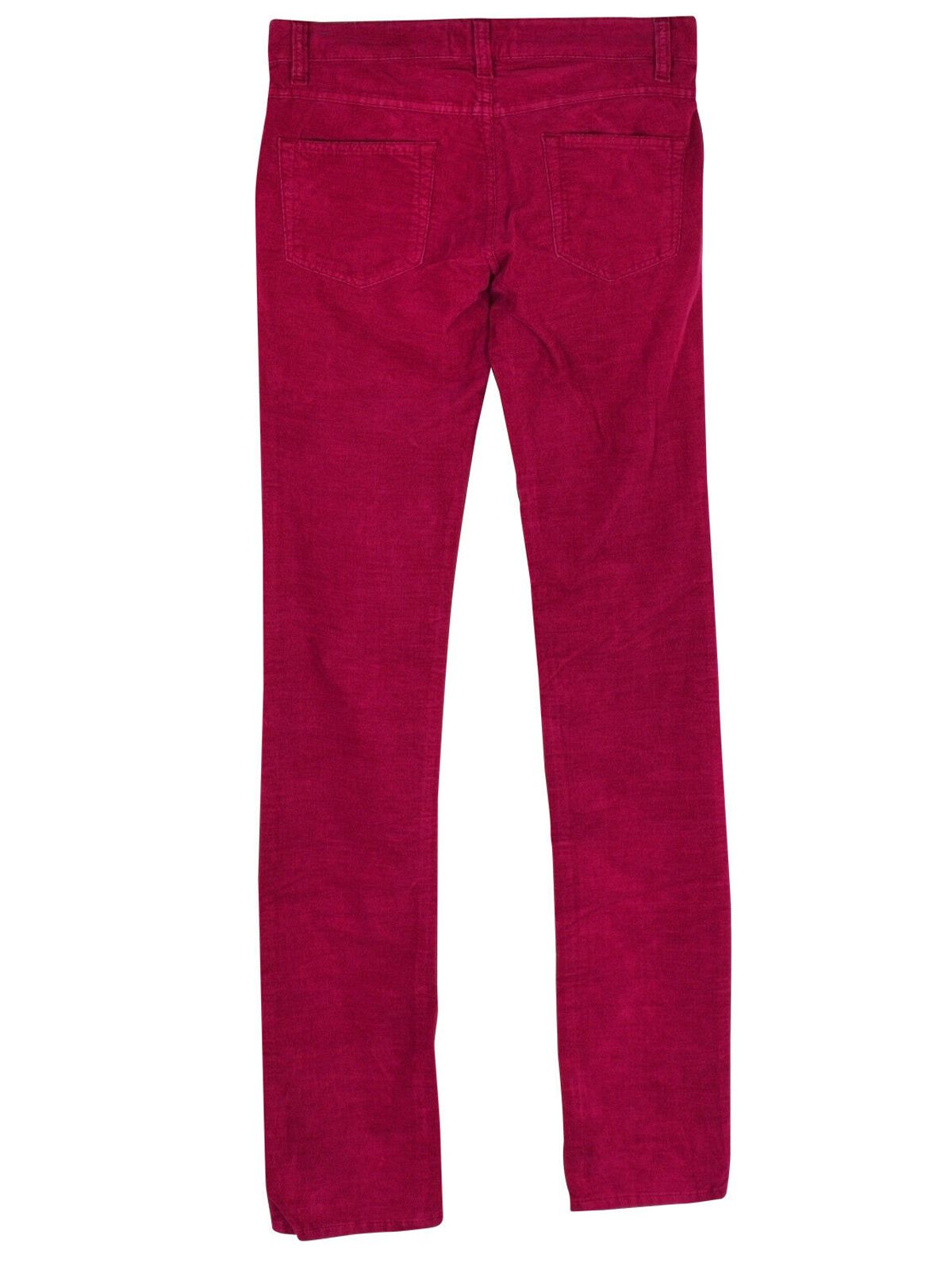 Isabel Marant Etoile Iti skinny corduroy trousers Size XS Red cotton