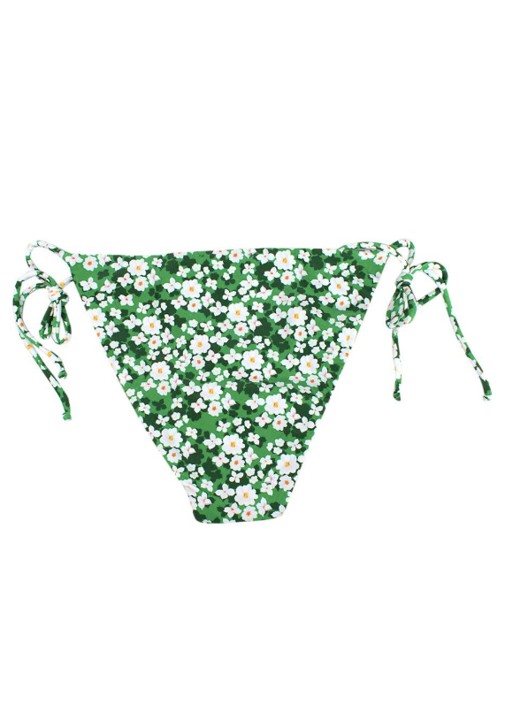 Borgo De Nor x Talia Collins Green Floral Pallas Bikini Size XXS green white material/recycled polyamide/elastane