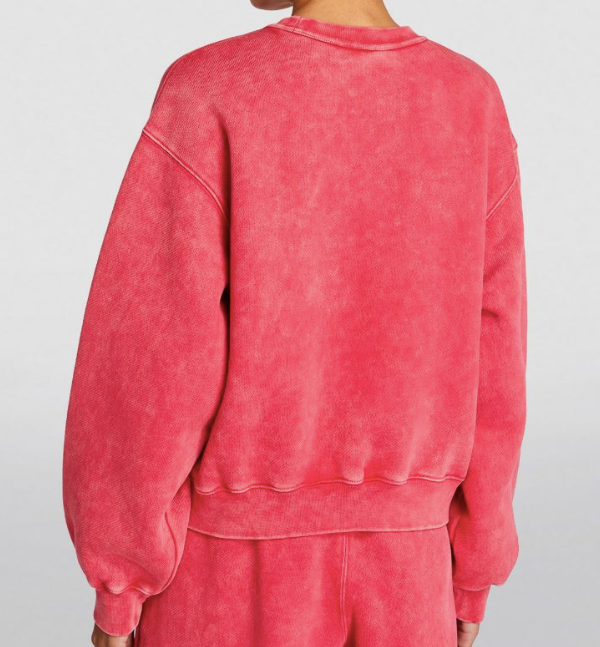 Alexander Wang Soft Cherry  Essential Sweatshirt Size S cotton/polyester