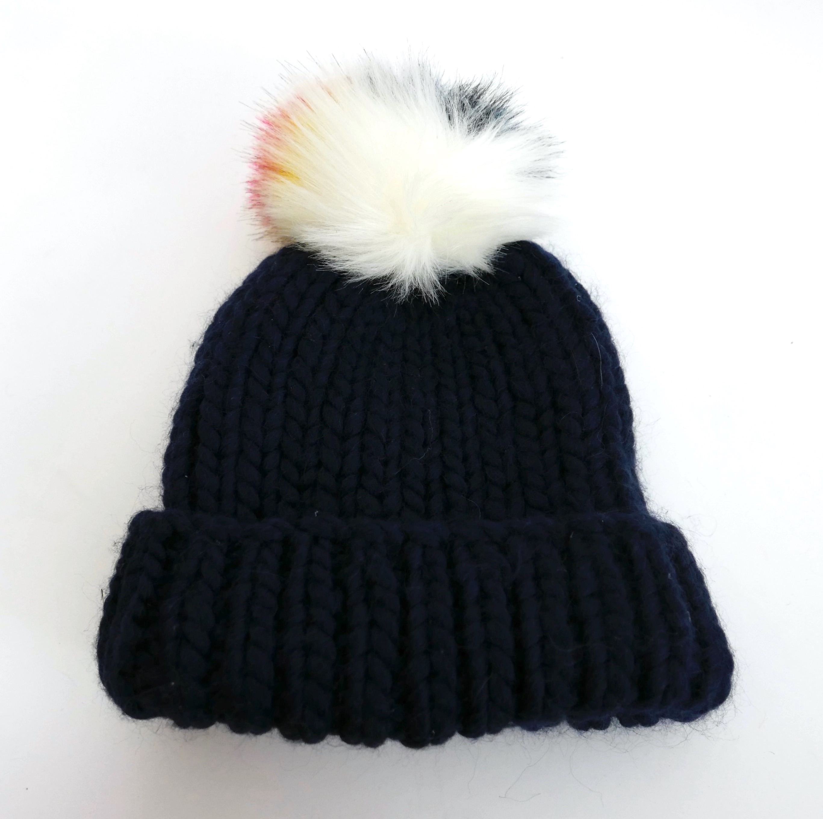 Eugenia Kim Navy Wool Rain Beanie