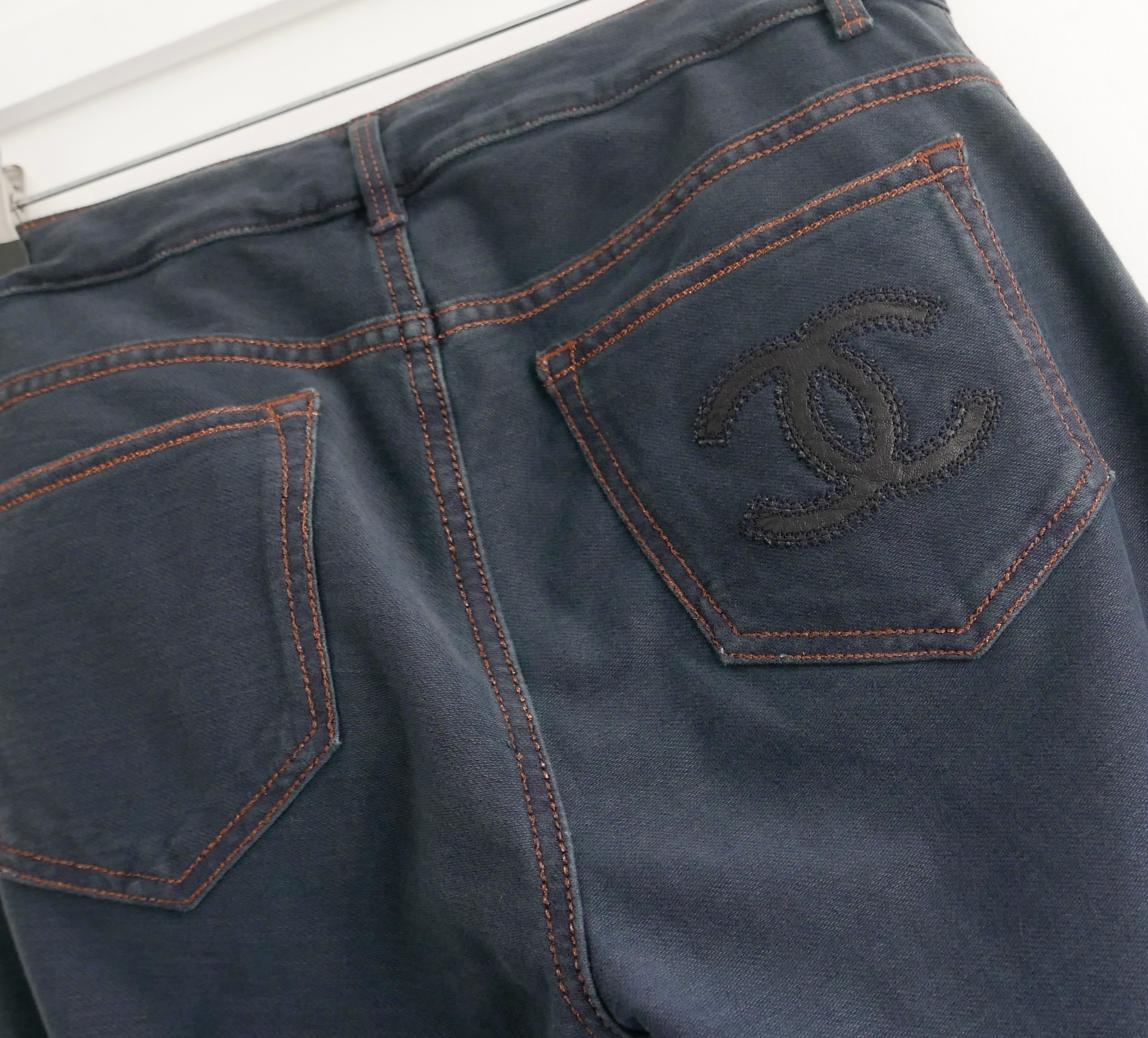 Chanel Paris/Byzance Slim Fit Jeans Size S