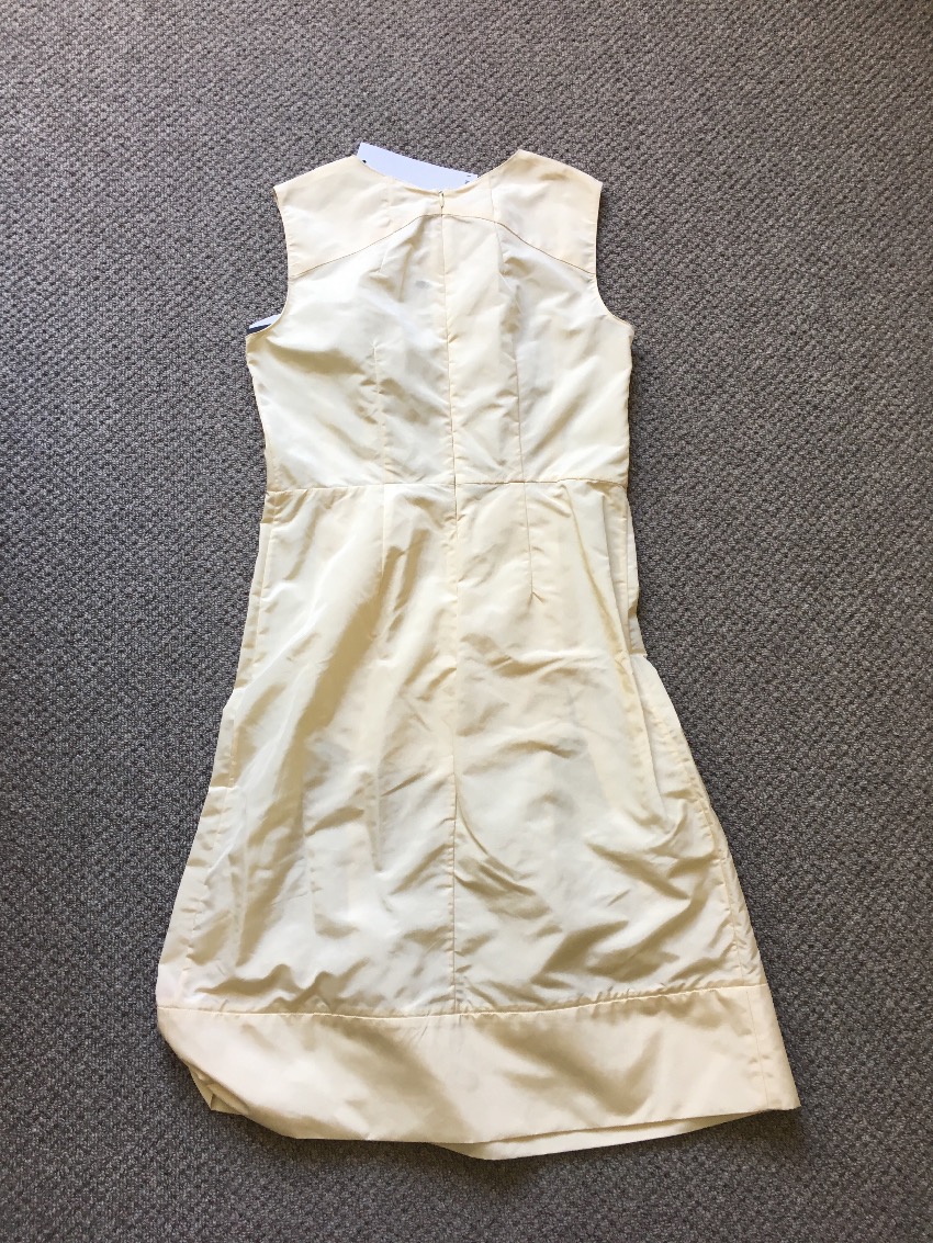 Marni ecru silk dress Size S Beige/Nude